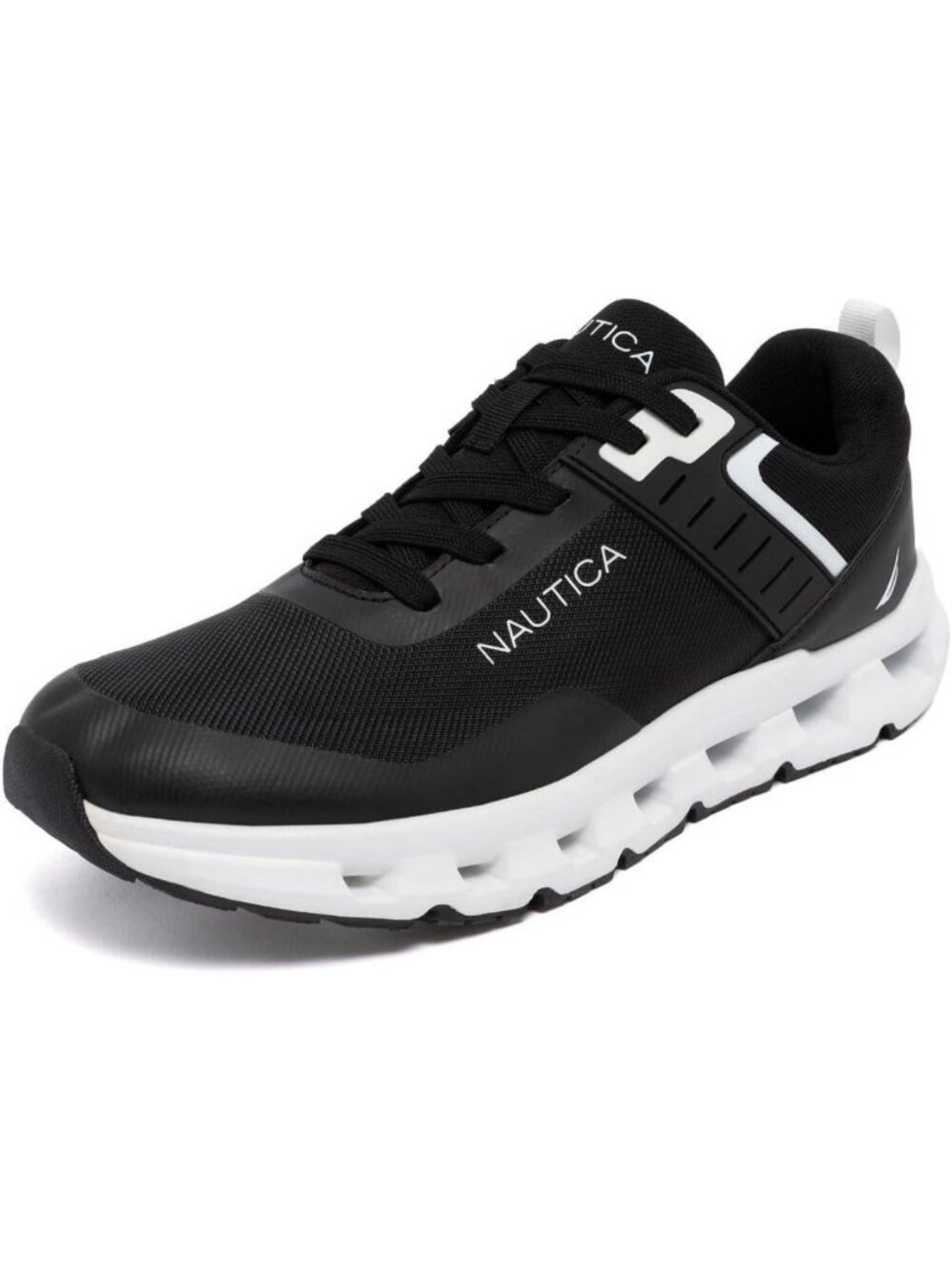 Men's Lightweight Cushioned Running Sneakers - Breathable Lace-Up Athletic Shoes